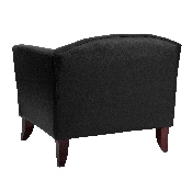 HERCULES Imperial Series Black LeatherSoft Chair, 111-1-BK-GG
