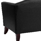 HERCULES Imperial Series Black LeatherSoft Chair, 111-1-BK-GG