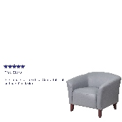 HERCULES Imperial Series Gray LeatherSoft Chair, 111-1-GY-GG