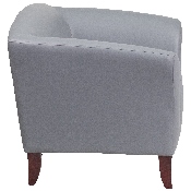 HERCULES Imperial Series Gray LeatherSoft Chair, 111-1-GY-GG