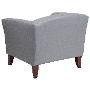 HERCULES Imperial Series Gray LeatherSoft Chair, 111-1-GY-GG