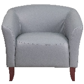 HERCULES Imperial Series Gray LeatherSoft Chair, 111-1-GY-GG
