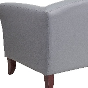 HERCULES Imperial Series Gray LeatherSoft Chair, 111-1-GY-GG