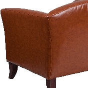 HERCULES Imperial Series Cognac LeatherSoft Sofa, 111-3-CG-GG
