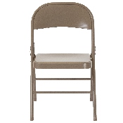 2 Pk. HERCULES Series Double Braced Gray Metal Folding Chair, 2-BD-F002-GY-GG