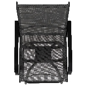 Patio Bar Height Stools Set of 2, All-Weather Textilene Swivel Patio Stools and Deck Chairs with High Back & Armrests in Gray, 2-ET-SWVLPTO-30-GR-GG