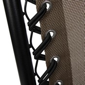 Celestial Adjustable Folding Mesh Zero Gravity Reclining Lounge Chair with Pillow and Cup Holder Tray in Brown, 2-GM-103122SS-B-GG