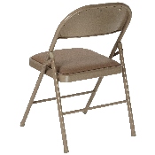 2 Pk. HERCULES Series Double Braced Beige Vinyl Folding Chair, 2-HA-F003D-BGE-GG