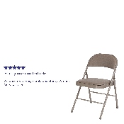 2 Pk. HERCULES Series Double Braced Gray Vinyl Folding Chair, 2-HA-F003D-GY-GG