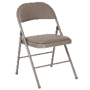 2 Pk. HERCULES Series Double Braced Gray Vinyl Folding Chair, 2-HA-F003D-GY-GG