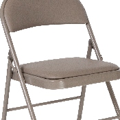2 Pk. HERCULES Series Double Braced Gray Vinyl Folding Chair, 2-HA-F003D-GY-GG