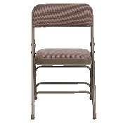 2 Pk. HERCULES Series Curved Triple Braced & Double Hinged Beige Fabric Metal Folding Chair, 2-HA-MC309AF-BGE-GG