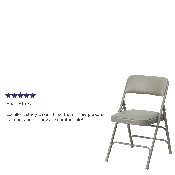 2 Pk. HERCULES Series Curved Triple Braced & Double Hinged Gray Vinyl Metal Folding Chair, 2-HA-MC309AV-GY-GG