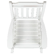 Set of 2 Winston All-Weather Rocking Chair in White Faux Wood, 2-JJ-C14703-WH-GG