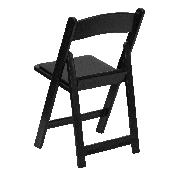 HERCULES Series Folding Chairs with Padded Seats - Set of 2 Black Resin Folding Chair with Vinyl Padded Seat, 2-LE-L-1-BLACK-GG