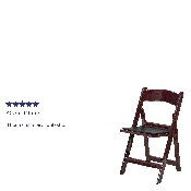 2 Pk. HERCULES Series 1000 lb. Capacity Red Mahogany Resin Folding Chair with Black Vinyl Padded Seat, 2-LE-L-1-MAH-GG