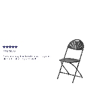 2 Pk. HERCULES Series 650 lb. Capacity Black Plastic Fan Back Folding Chair, 2-LE-L-4-BK-GG