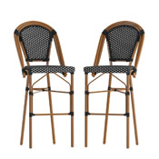 Bordeaux Set of 2 Stackable Indoor/Outdoor French Bistro 30