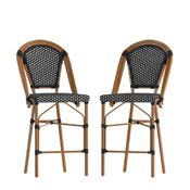 Bordeaux Set of 2 Stackable Indoor/Outdoor French Bistro 26
