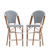 Lourdes Set of 2 Stackable Indoor/Outdoor French Bistro 26
