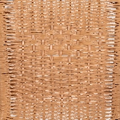 2 Pack Beige Rattan Indoor-Outdoor Restaurant Stack Chair, 2-TLH-037-BGE-GG
