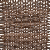 2 Pack Medium Brown Rattan Indoor-Outdoor Restaurant Stack Chair, 2-TLH-037-DK-BN-GG