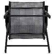 Black Outdoor Folding Patio Sling Chair (2 Pack), 2-TLH-SC-044-B-GG
