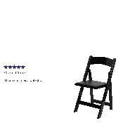 2 Pk. HERCULES Series Black Wood Folding Chair with Vinyl Padded Seat, 2-XF-2902-BK-WOOD-GG