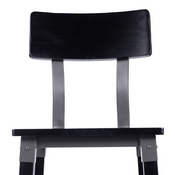 Jackson 2 Pack Commercial Grade Rustic Black Industrial Wood Dining Barstool, 2-XU-DG-W0236B-BLK-GG