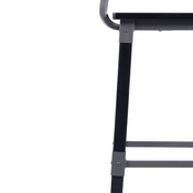 Jackson 2 Pack Commercial Grade Rustic Black Industrial Wood Dining Barstool, 2-XU-DG-W0236B-BLK-GG