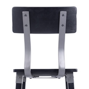 Jackson 2 Pack Commercial Grade Rustic Black Industrial Wood Dining Barstool, 2-XU-DG-W0236B-BLK-GG