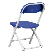 2 Pk. Kids Blue Plastic Folding Chair, 2-Y-KID-BL-GG