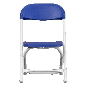 2 Pk. Kids Blue Plastic Folding Chair, 2-Y-KID-BL-GG