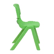 2 Pack Green Plastic Stackable School Chair with 12" Seat Height, 2-YU-YCX-001-GREEN-GG