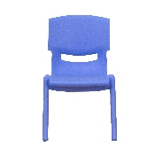 2 Pack Blue Plastic Stackable School Chair with 10.5'' Seat Height, 2-YU-YCX-003-BLUE-GG