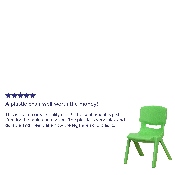 2 Pack Green Plastic Stackable School Chair with 10.5'' Seat Height, 2-YU-YCX-003-GREEN-GG
