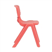 2 Pack Red Plastic Stackable School Chair with 13.25" Seat Height, 2-YU-YCX-004-RED-GG