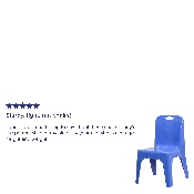 2 Pack Blue Plastic Stackable School Chair with Carrying Handle and 11" Seat Height, 2-YU-YCX-011-BLUE-GG