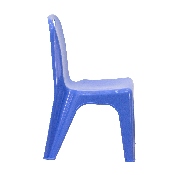 2 Pack Blue Plastic Stackable School Chair with Carrying Handle and 11" Seat Height, 2-YU-YCX-011-BLUE-GG