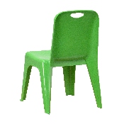 2 Pack Green Plastic Stackable School Chair with Carrying Handle and 11" Seat Height, 2-YU-YCX-011-GREEN-GG
