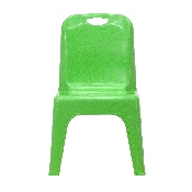 2 Pack Green Plastic Stackable School Chair with Carrying Handle and 11" Seat Height, 2-YU-YCX-011-GREEN-GG