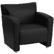 HERCULES Majesty Series Black LeatherSoft Chair, 222-1-BK-GG