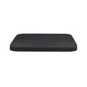 Perry Poly Resin Wood Square Seat with Rounded Edges for Colorful Metal Barstools in Black, 4-JJ-SEA-PL02-BK-GG
