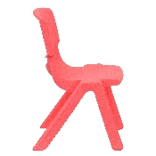 4 Pack Red Plastic Stackable School Chair with 10.5'' Seat Height, 4-YU-YCX4-003-RED-GG