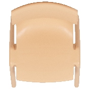 4 Pack Natural Plastic Stackable School Chair with 13.25" Seat Height, 4-YU-YCX4-004-NAT-GG