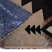 Mohave Collection 5' x 7' Brown Traditional Southwestern Style Area Rug - Olefin Fibers with Jute Backing, ACD-RGELYF-57-BN-GG