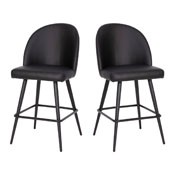 Lyla Set of 2 Commercial High Back Modern Armless 26