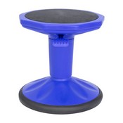 Carter Adjustable Height Kids Flexible Active Stool for Classroom and Home with Non-Skid Bottom in Blue, 14" - 18" Seat Height, AY-9001S-BL-GG