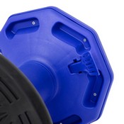 Carter Adjustable Height Kids Flexible Active Stool for Classroom and Home with Non-Skid Bottom in Blue, 14" - 18" Seat Height, AY-9001S-BL-GG