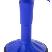 Carter Adjustable Height Kids Flexible Active Stool for Classroom and Home with Non-Skid Bottom in Blue, 14" - 18" Seat Height, AY-9001S-BL-GG